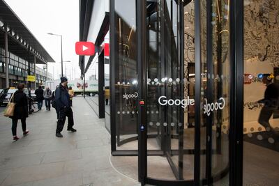 The Google office in King’s Cross, London. Randi Sokoloff / The National