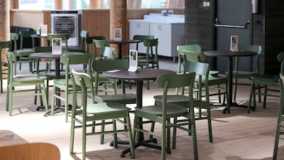 The upstairs seating area can sit 60 to 70 customers