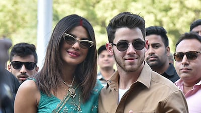 They've been drip feeding moments from their big Jodhpur wedding on social media - and we're sure there's more to come - but we now know that Priyanka Chopra, 36, and Nick Jonas, 26, are officially married, after the pair have been photographed at Jodhpur airport. Photo: Reuters
