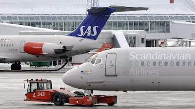 Scandinavian Airlines. Johan Nilsson / EPA