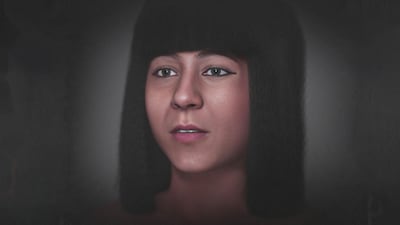 The reconstructed face. Photo: Cicero Moraes