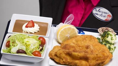 Food-wise, Austrian dishes and beverages feature heavily, and the quality is good. Courtesy Niki Airlines