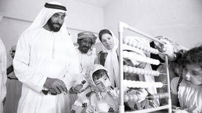 President Sheikh Mohamed said the UAE continues to be guided by the values the late Sheikh Zayed, who cared deeply about all people and their dignity