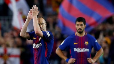 Andres Iniesta will leave Barcelona at the end of the season and is moving to either China or Japan. Albert Gea / Reuters
