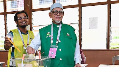 Mr Abdul Hadi's party more than doubled its number of seats to 49 this year, from 18 in 2018. AFP