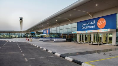 Although construction work at Al Maktoum International Airport is in full swing, flight traffic for now at the airport is limited to budget airlines and cargo. Courtesy Dubai Airports