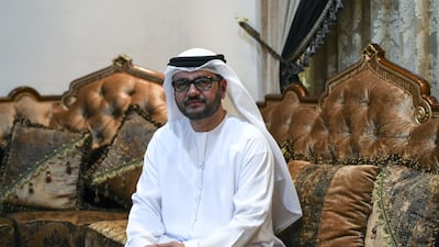 Rashed Hashem has been awarded a Dh1 million prize for going the extra mile to enrich the education of pupils. Khushnum Bhandari/ The National