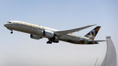 Etihad Airways is offering up to 45 per cent discounts on its flights to celebrate UAE National Day. Delores Johnson / The National
