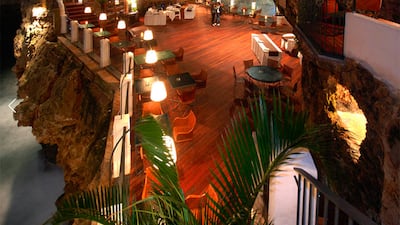 Grotta Palazzese, Italy. Courtesy Grotta Palazzese