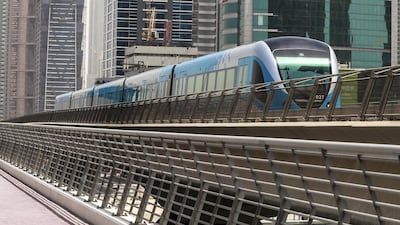 Dubai Metro has served millions of passengers since first getting on track in 2009. Victor Besa/ The National