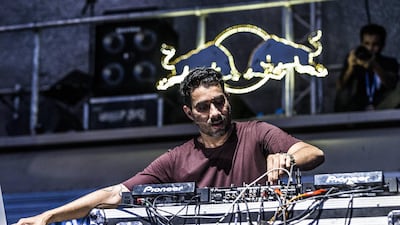 Red Bull Music presents Nucleya Sub Cinema show at Nasimi Beach, Atlantis The Palm. Red Bull Music