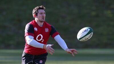 Alex Goode shown during an England training session on Wednesday ahead of their Six Nations match against Ireland on Sunday. David Rogers / Getty Images / February 25, 2015