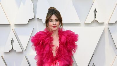 Linda Cardellini in Schiaparelli Couture. Photo: AP