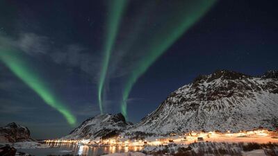 Unstad is also a good place to watch the Aurora borealis.