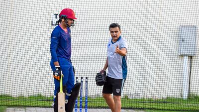 Former UAE captain Khurram Khan trains his son Rayan