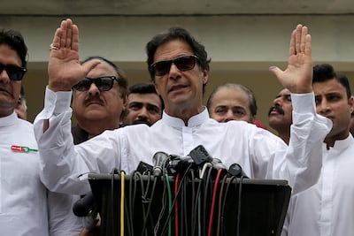 Pakistan Prime Minister Imran Khan is perhaps the most famous cricket star-turned-politician. Reuters