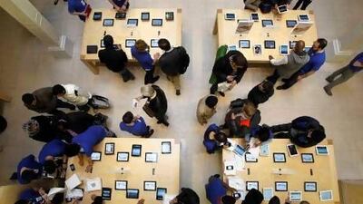 This month, Apple became the latest tech giant to join the trend, announcing it will bring production of its Mac computers back to the US next year. Charles Platiau / Reuters