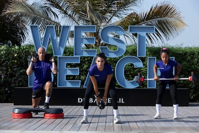 Wellfit is bringing its outdoor workout programme to Palm West Beach for Dubai Fitness Challenge. Photo: Wellfit