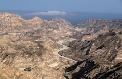A 2014 motorway connected the remote fishing village of Shuwaymiyah to other towns in Dhofar, southern Oman. Chris Whiteoak / The National