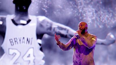 Common performs before the 69th NBA All-Star Game at the United Center. Getty