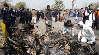 At least one policeman died in the attack. EPA