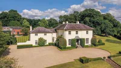 The six-bedroom, four-bathroom Steventon House is in Hampshire, England