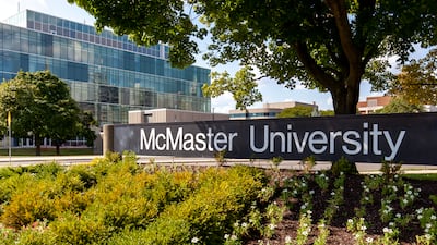 McMaster University was 85th in the rankings, one of four Canadian seats of learning to take pride of place in the top 100. Photo: Getty Images