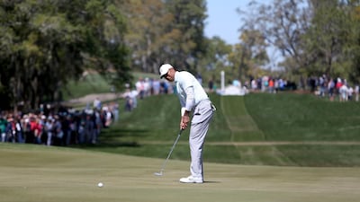 Tiger Woods was almost flawless, only a bogey at his final hole, the par-four ninth in Florida. Douglas R Clifford / AP Photo
