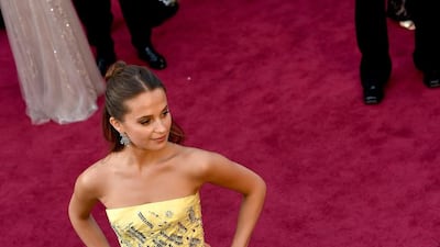 Actress Alicia Vikander attends the 88th Annual Academy Awards. Mark Davis / Getty Images / AFP