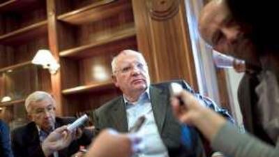 Mikhail Gorbachev at the MENA Cristal Festival.