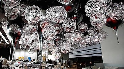 The new A8 was unveiled in its very own pavilion in Miami earlier this month. The structure has now been donated to charity.