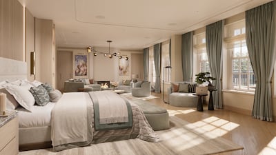 CGI of the principal bedroom suite. Photo: Draper London / SHH