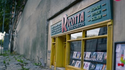 A miniature records shop by Anonymouse. Courtesy Anonymouse MMX