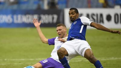 Al Ain's Marcus Berg scored twice in the 3-0 win over Hatta. Fayez Nureldine / AFP
