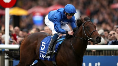 Pinatubo, ridden by William Buick, won The Darley Dewhurst Stakes on Saturday. Press Association