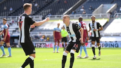 Emil Krafth - 7: Inch-perfect low ball into box from Swedish right-back to set up Almiron's goal. AP