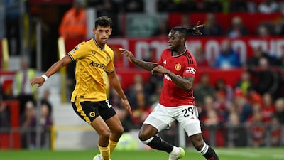 Matheus Nunes, left, is reportedly a transfer target for Manchester City. Reuters