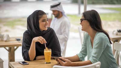Social life in the UAE is full of terms of endearment. Getty Images