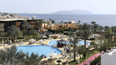 A picture from 2019 shows the Savoy resort in the Egyptian Red Sea resort of Sharm El Sheikh. AFP