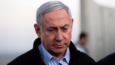 Israeli law does not require Mr Netanyahu to step down despite his indictment. EPA