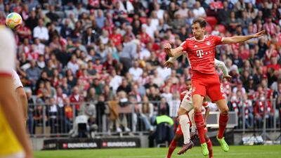 Leon Goretzka scores Bayern Munich's fourth goal. Getty