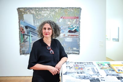 Artist Ala Younis will participate in the inaugeral Frieze Abu Dhabi. Victor Besa / The National