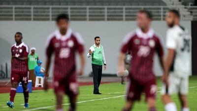 Al Wahda head coach Sami Al Jaber looks on from the sidelines. Christopher Pike / The National