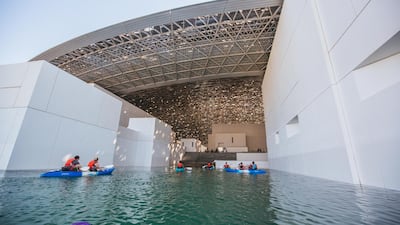 Kayak tours of Louvre Abu Dhabi were launched earlier this year, and Skyscanner says this is an "experience to remember".