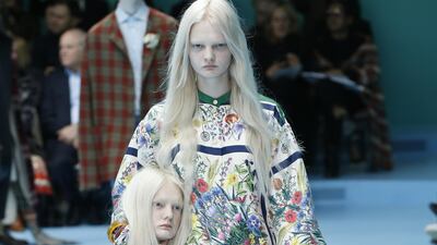 Gucci turned things on its head for its autumn/winter 2018 show in Milan. Gucci