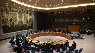 German Foreign Minister Heiko Maas speaks at a UN Security Council meeting at United Nations headquarters in New York on February 26, 2020. AFP, file