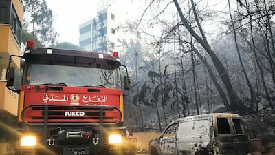 Firefighters have been overwhelmed. Image Lebanon Civil Defence via Twitter