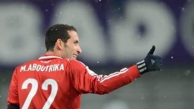 Egypt's Mohamed Aboutrika is one of two new additions to Baniyas, who will meet Al Ain in a President's Cup quarter-final match on Sunday. Toru Yamanaka / AFP