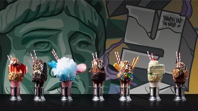 Black Tap’s Dubai Mall branch is also the first in the Emirates to house two CrazyShake counters with a dedicated 'To Go' service