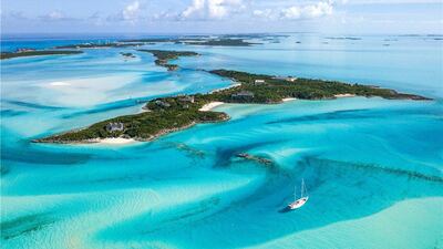 This private island comes with its own docks as well as a number of houses and cottages. Knight Frank